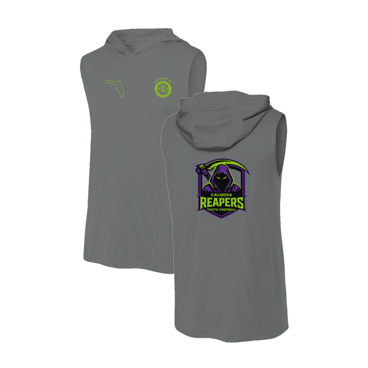 Adult Caloosa Reapers Sport-Tek Sleeveless Hoodie