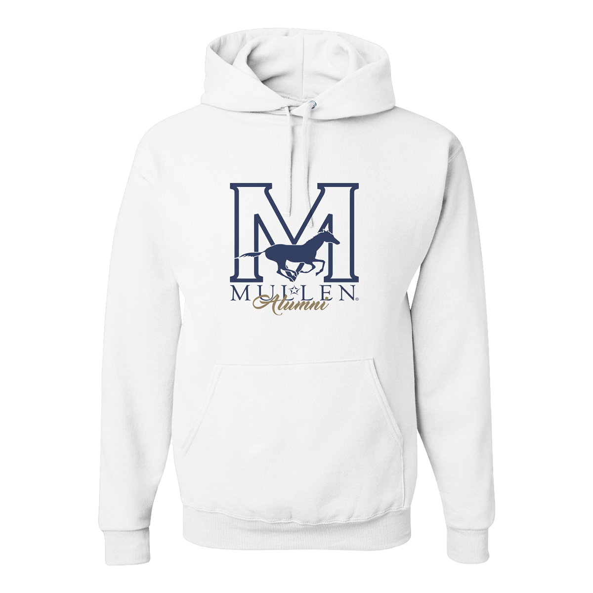 Adult Mullen HS Jerzees Blend Hoodie