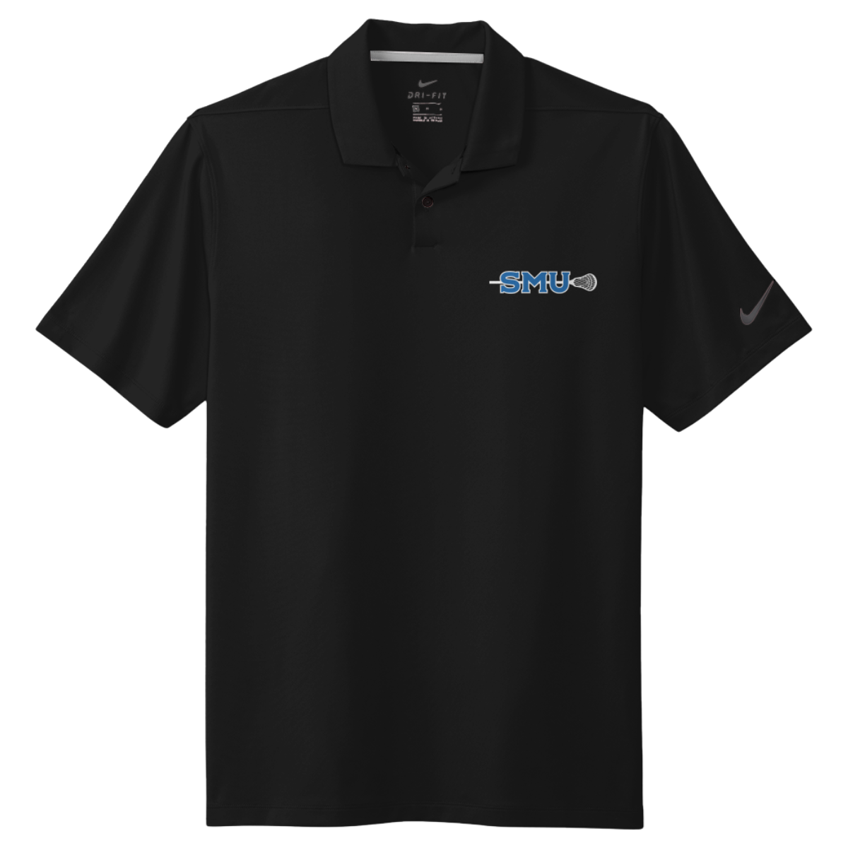 Adult SMU Lacrosse Nike Dri-Fit Vapor Polo