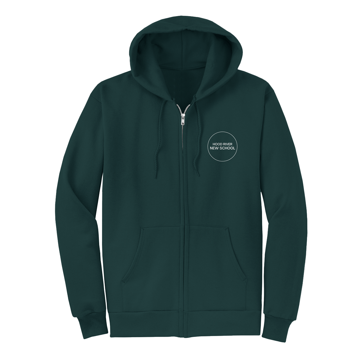 Adult Hood River New School Full Zip Hoodie