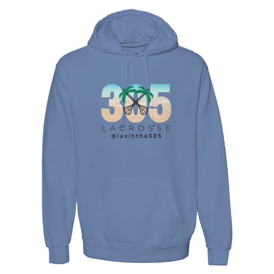 Adult Lax in the 305 Midweight Hoodie