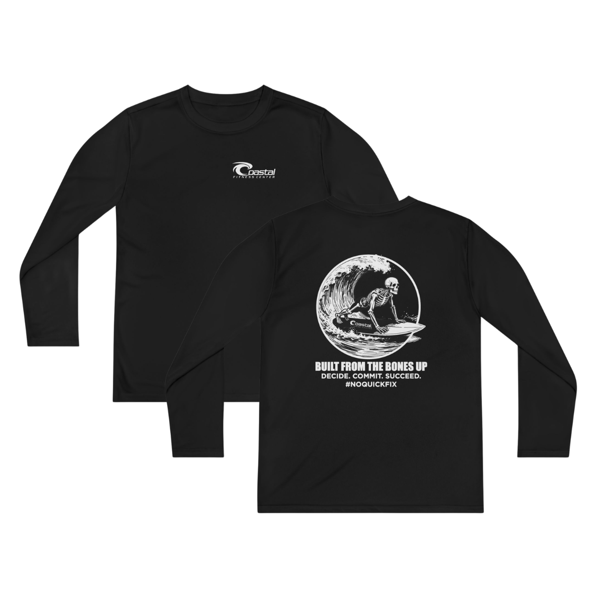Youth Coastal Fitness Center Sport-Tek Long Sleeve Competitor Tee