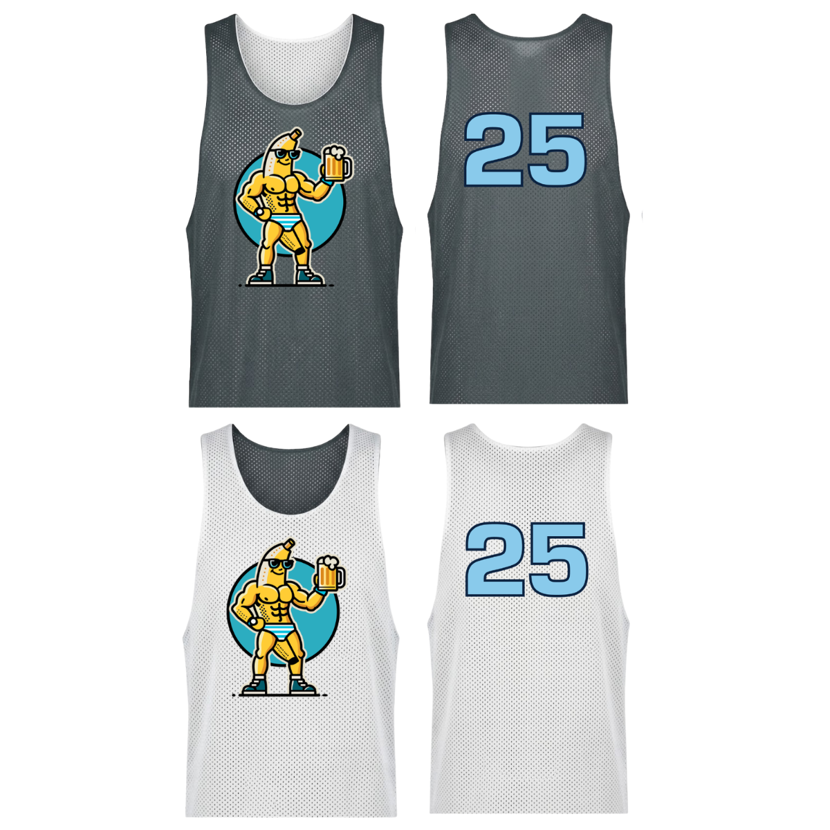 Banana Hammocks Lacrosse C2 Reversible Mesh Lacrosse Pinnie