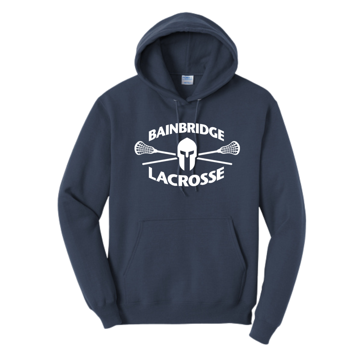 Adult Bainbridge Boys Lacrosse Port & Company Fleece Hoodie