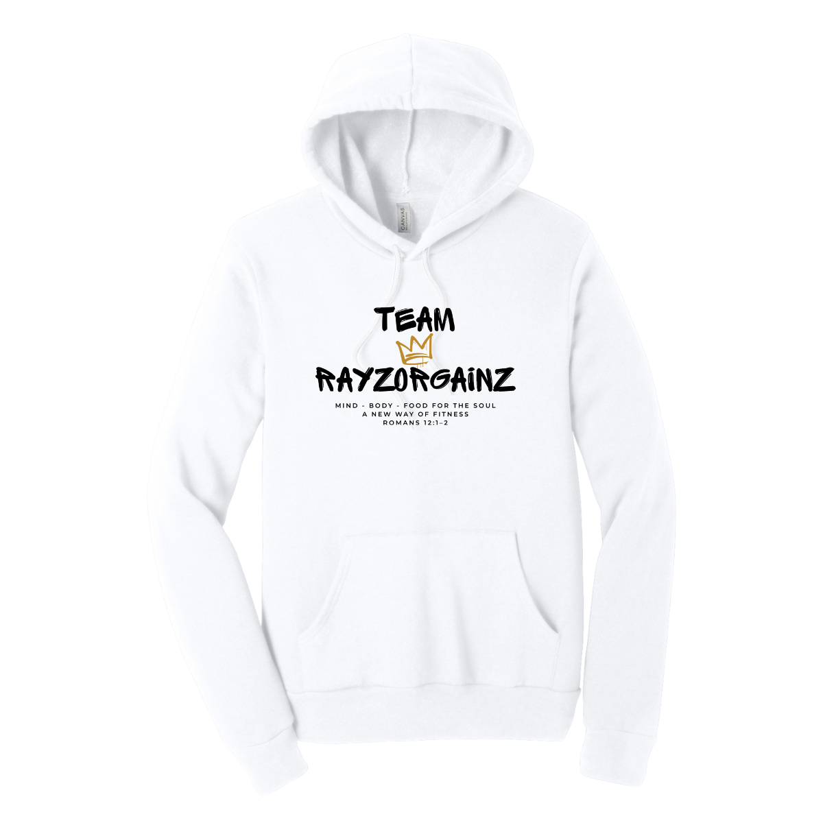 Adult Team Rayzorgainz Bella + Canvas Sponge Fleece Hoodie