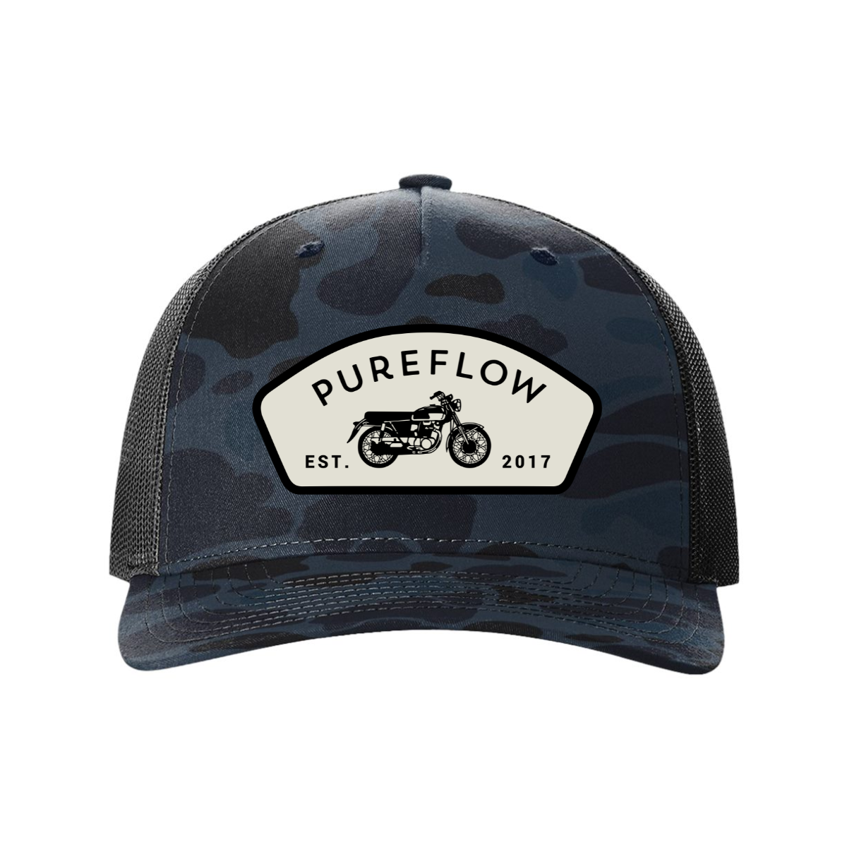 Camo 5 Panel Trucker Hat