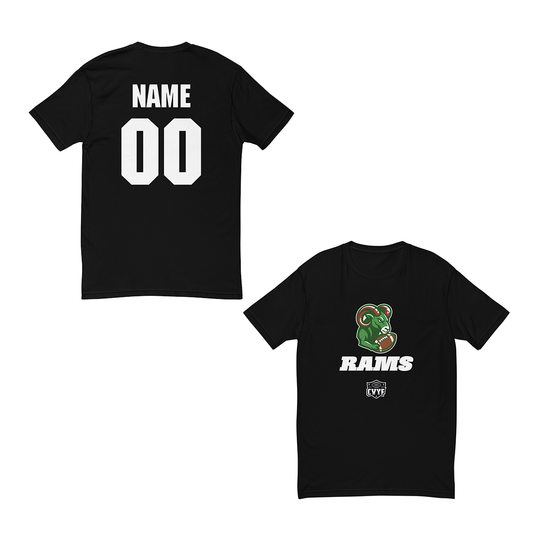 Personalizable - Adult Rams Next Level Cotton T-Shirt