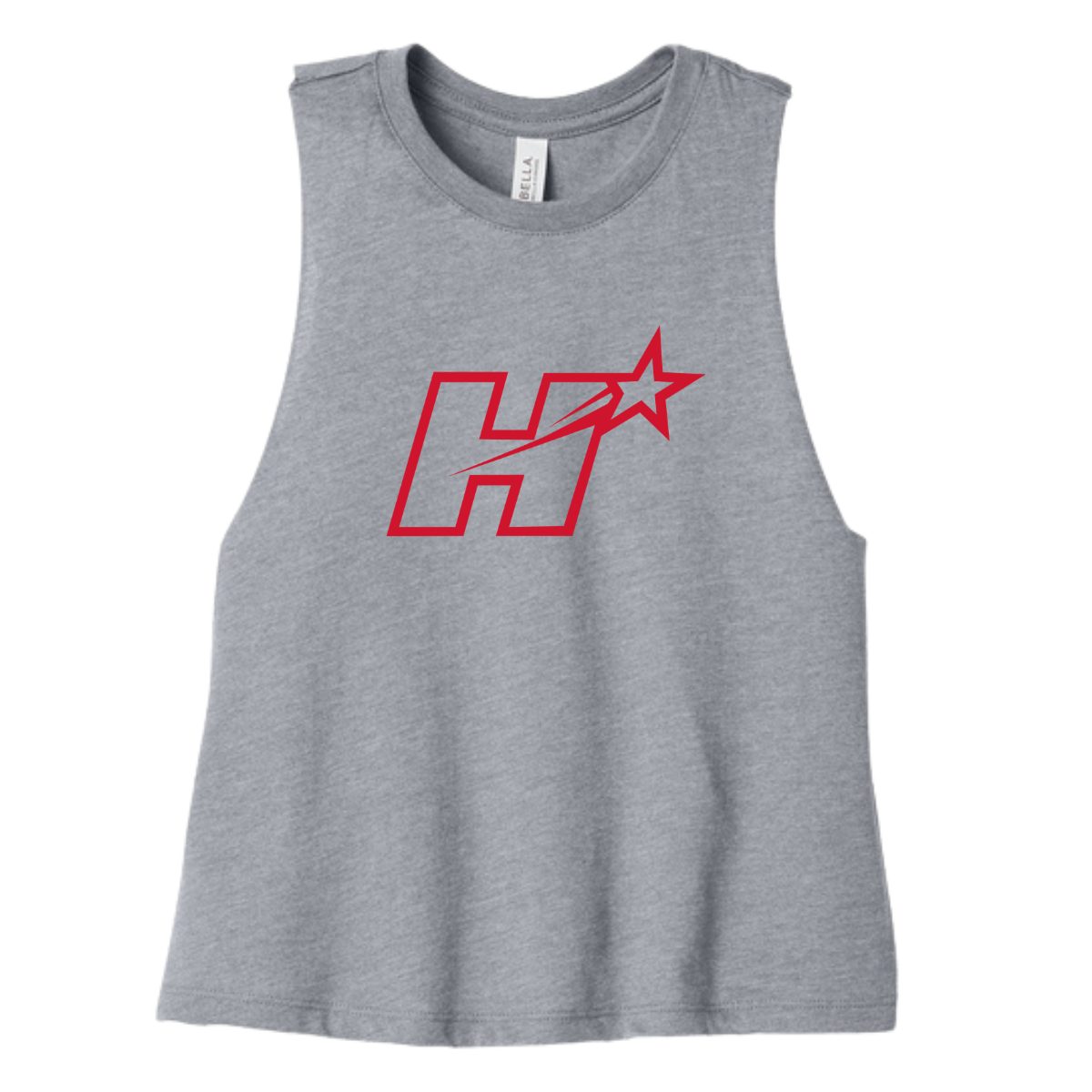 Women's Hopewell All-Stars Bella + Canvas Racerback Cropped Tank