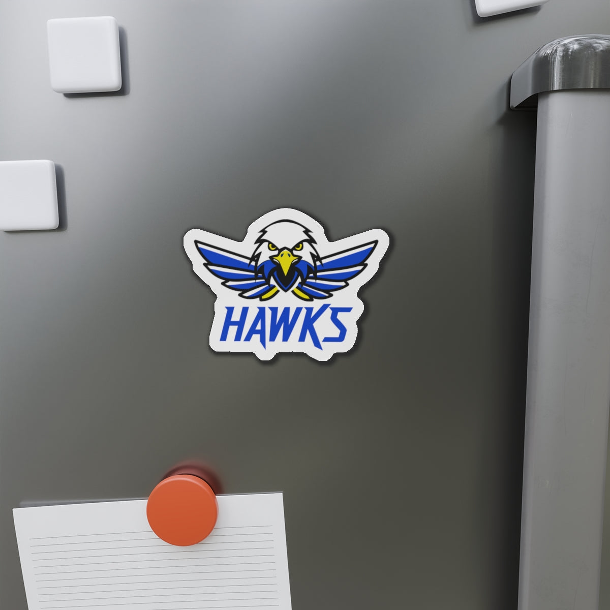 Hawks  Die-Cut Magnet