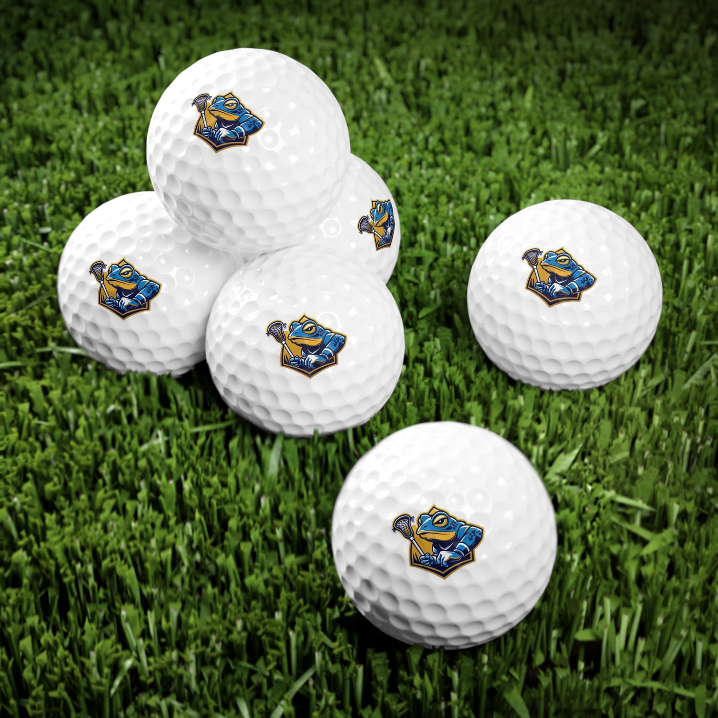 Country Toads Lacrosse Golf Balls - 6 Pack
