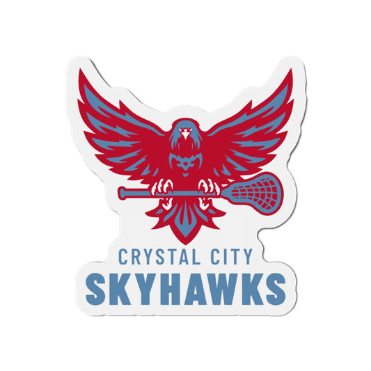 Crystal City Skyhawks Die-Cut Magnet