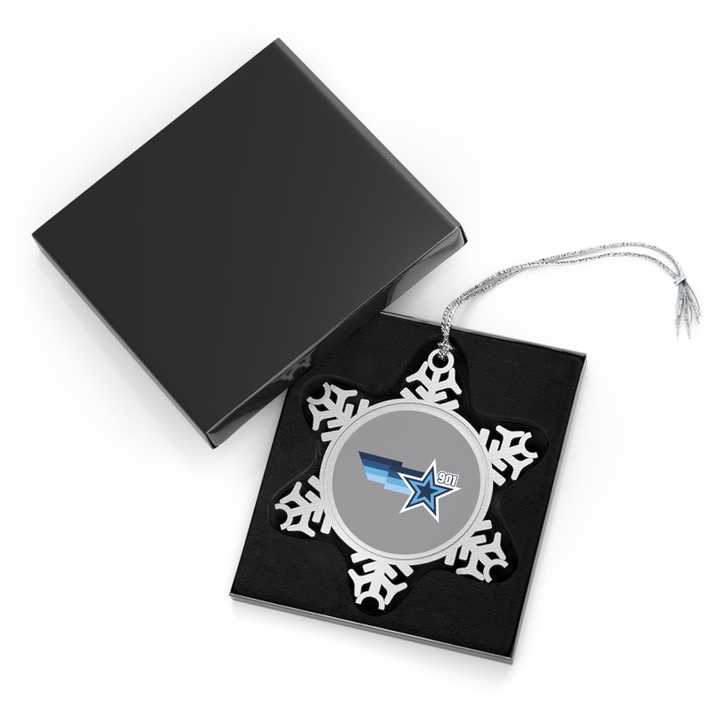 Stars 901 Pewter Snowflake Ornament