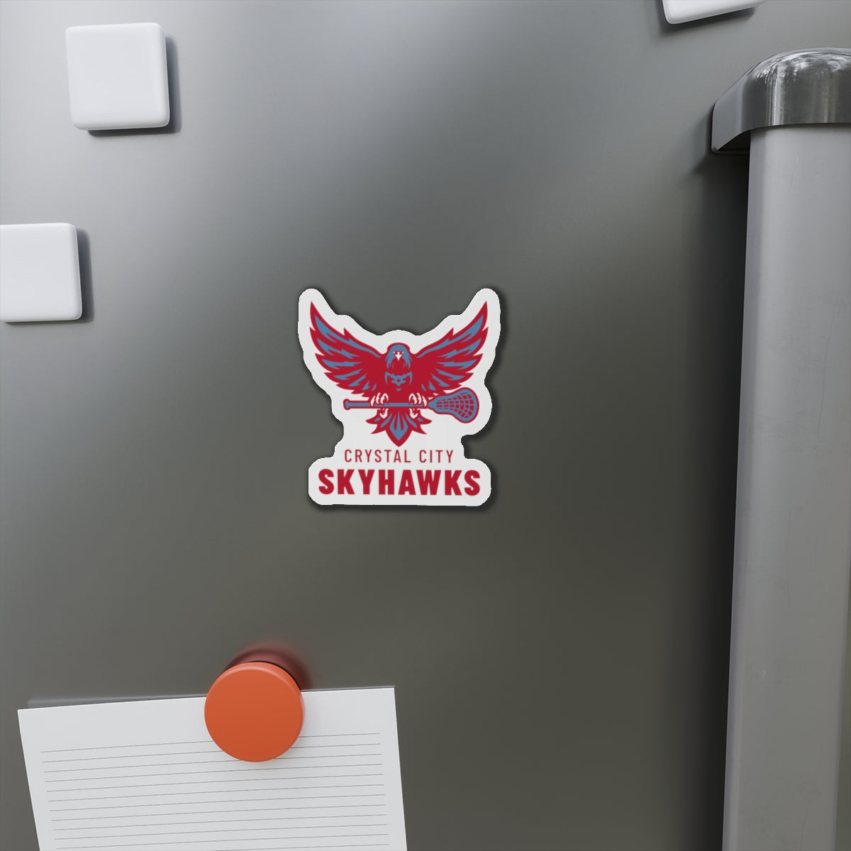 Crystal City Skyhawks Die-Cut Magnet