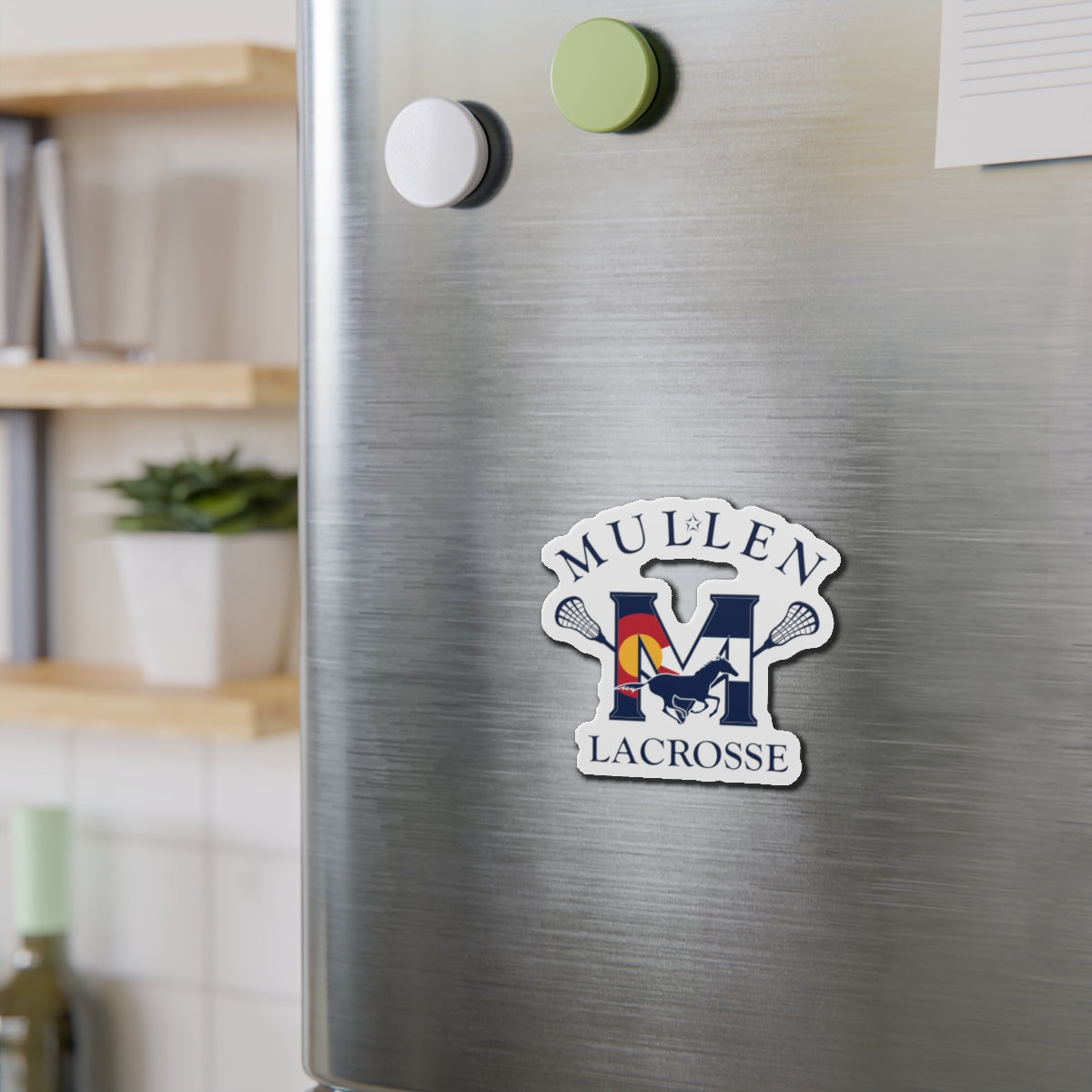 Mullen Lacrosse Die-Cut Magnet