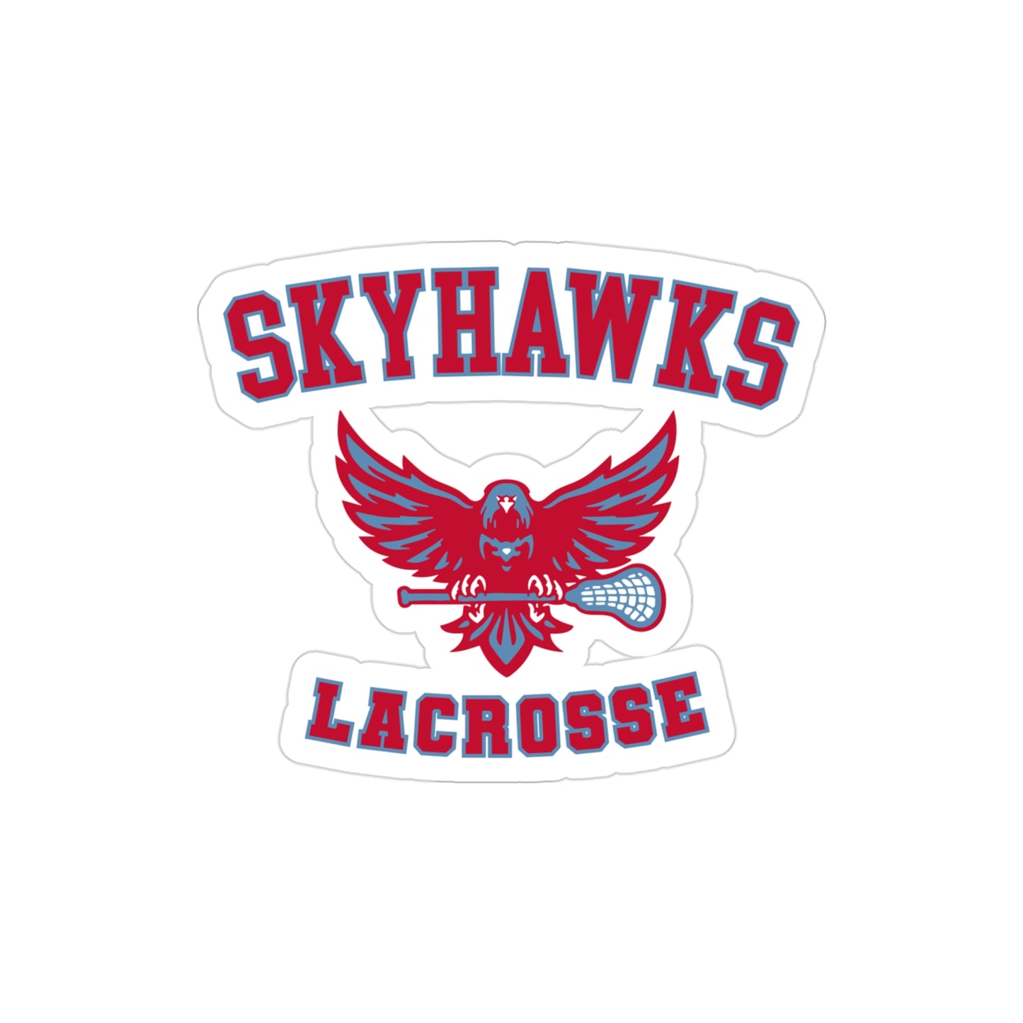 Crystal City Skyhawks Transparent Die-Cut Outdoor Sticker