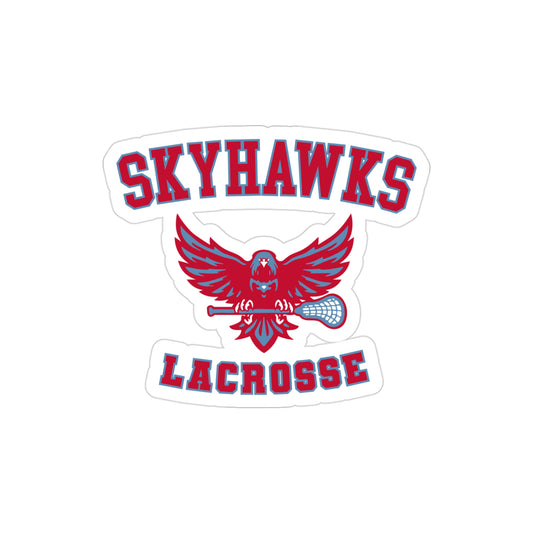 Crystal City Skyhawks Transparent Die-Cut Outdoor Sticker