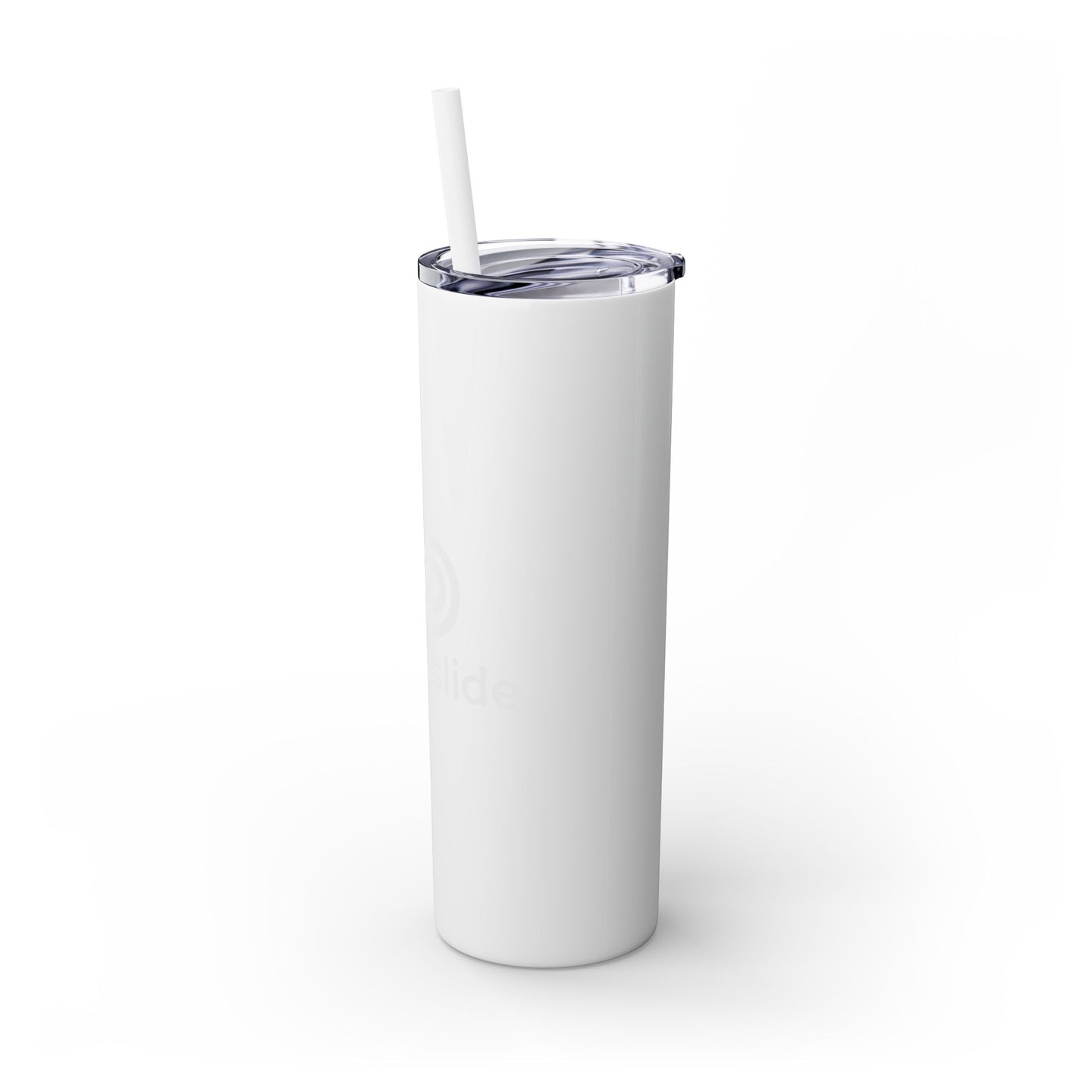 Secondslide Skinny Tumbler w/ Straw 20oz