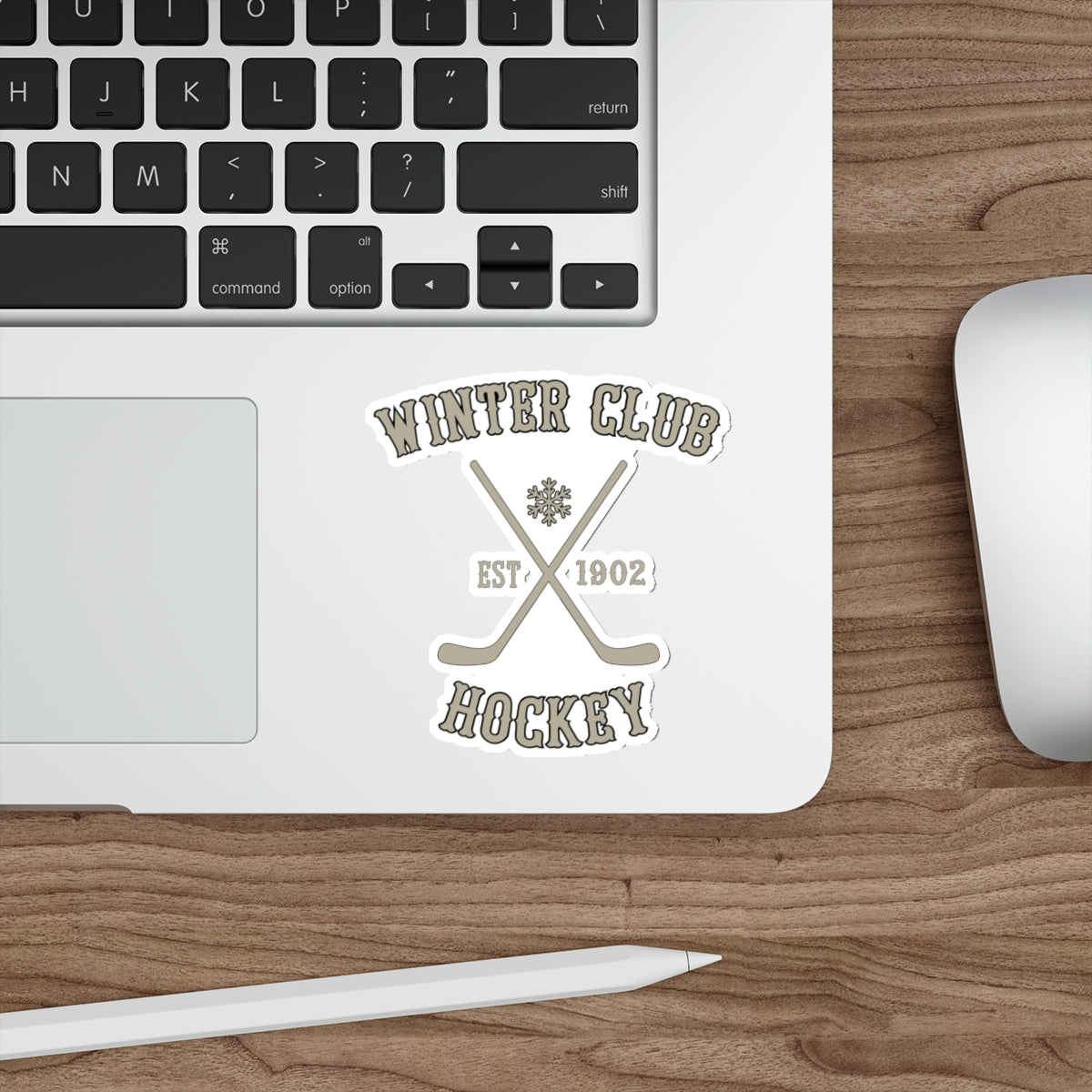 Winter Club Die-Cut Sticker