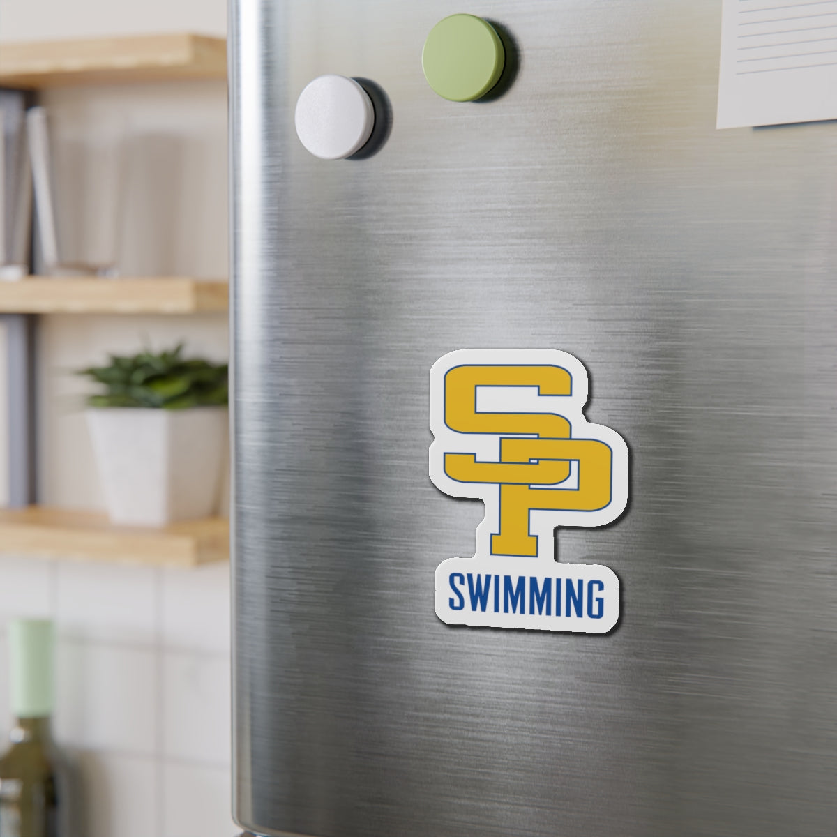 St. Paul's Swimming Die-Cut Magnet