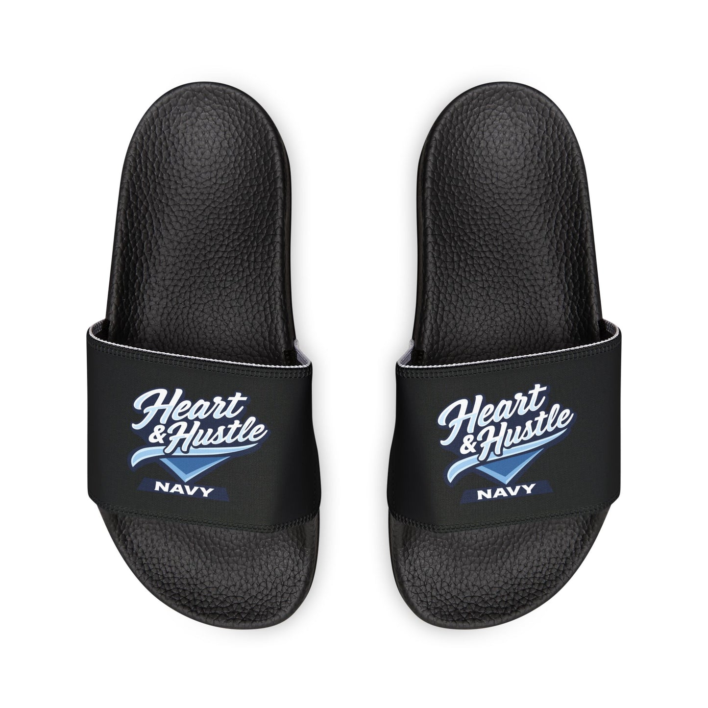Youth Heart and Hustle Baseball Slide Sandals