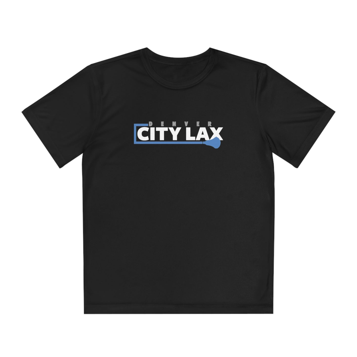 Youth Denver City Lax Sport-Tek Performance Tee