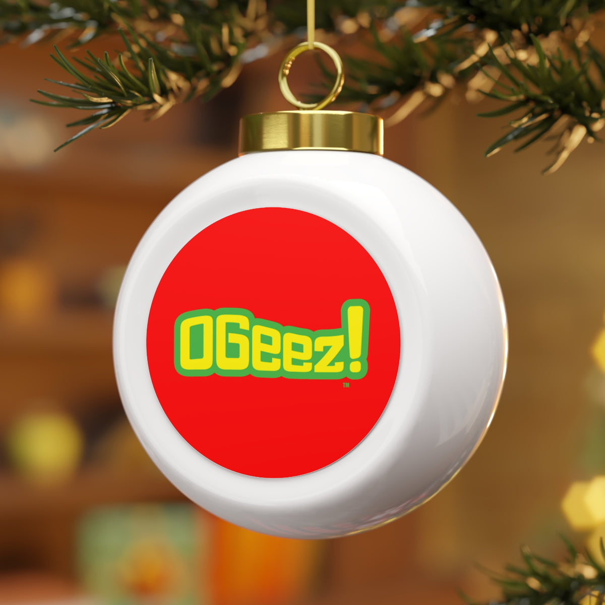 OGeez Christmas Ball Ornament