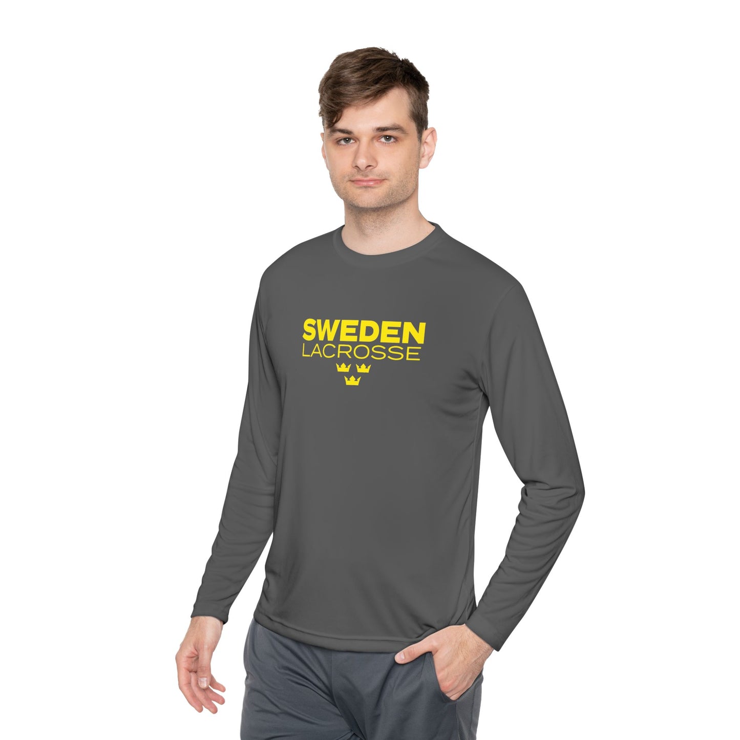 Adult Sweden Heritage Sport-Tek Long Sleeve Shirt