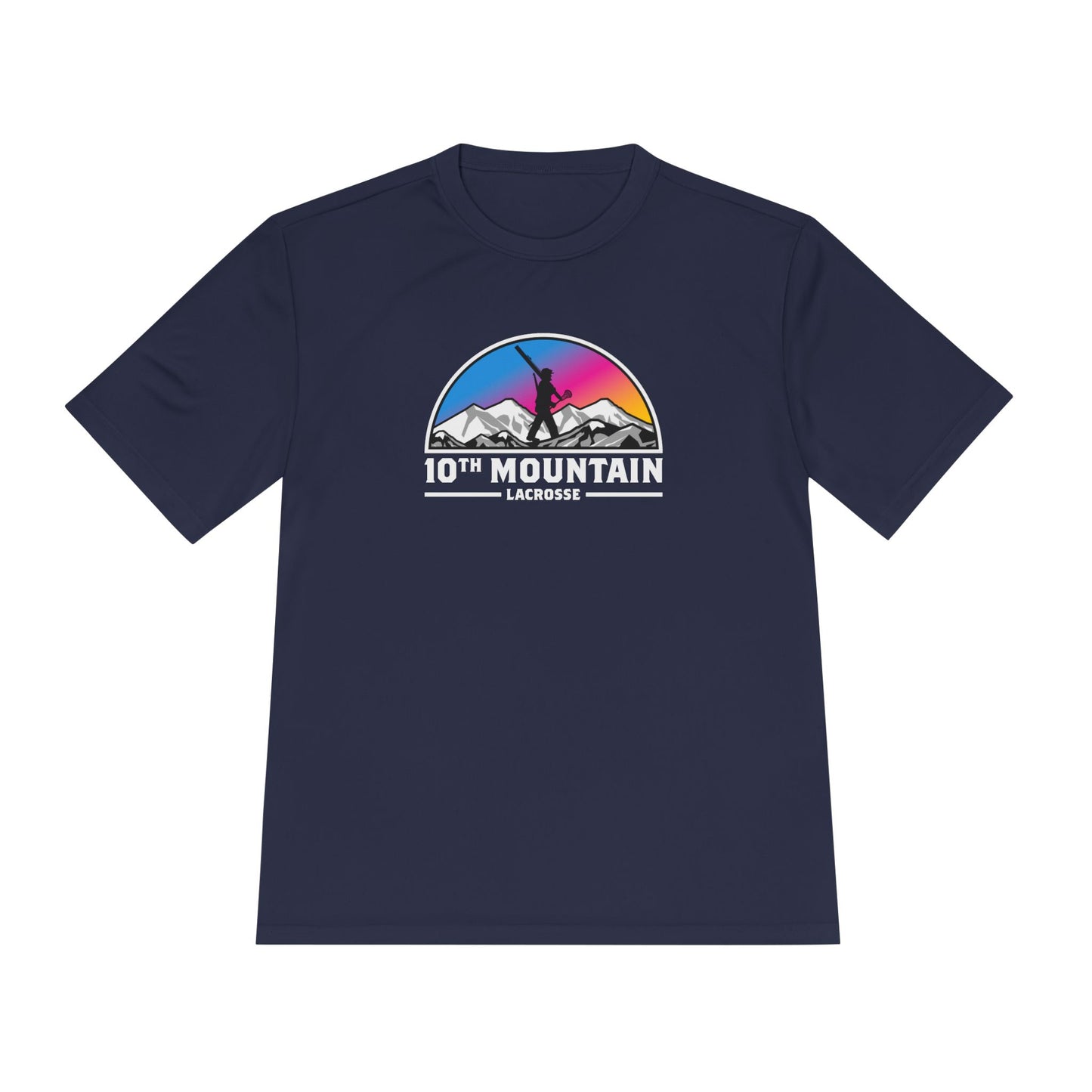 Adult 10th Mountain Lacrosse Sport-Tek T-Shirt