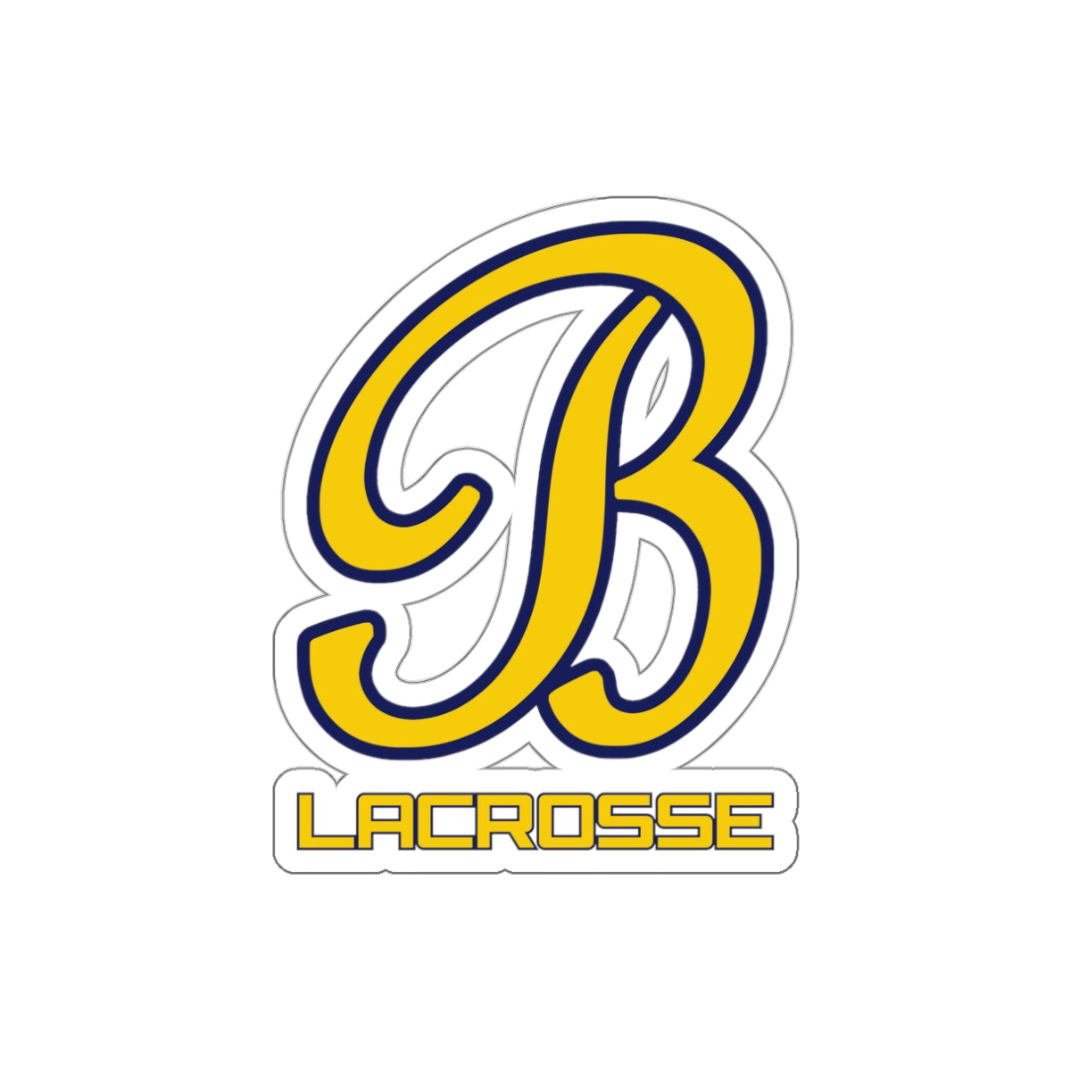 Bellevue Lacrosse Die-Cut Sticker