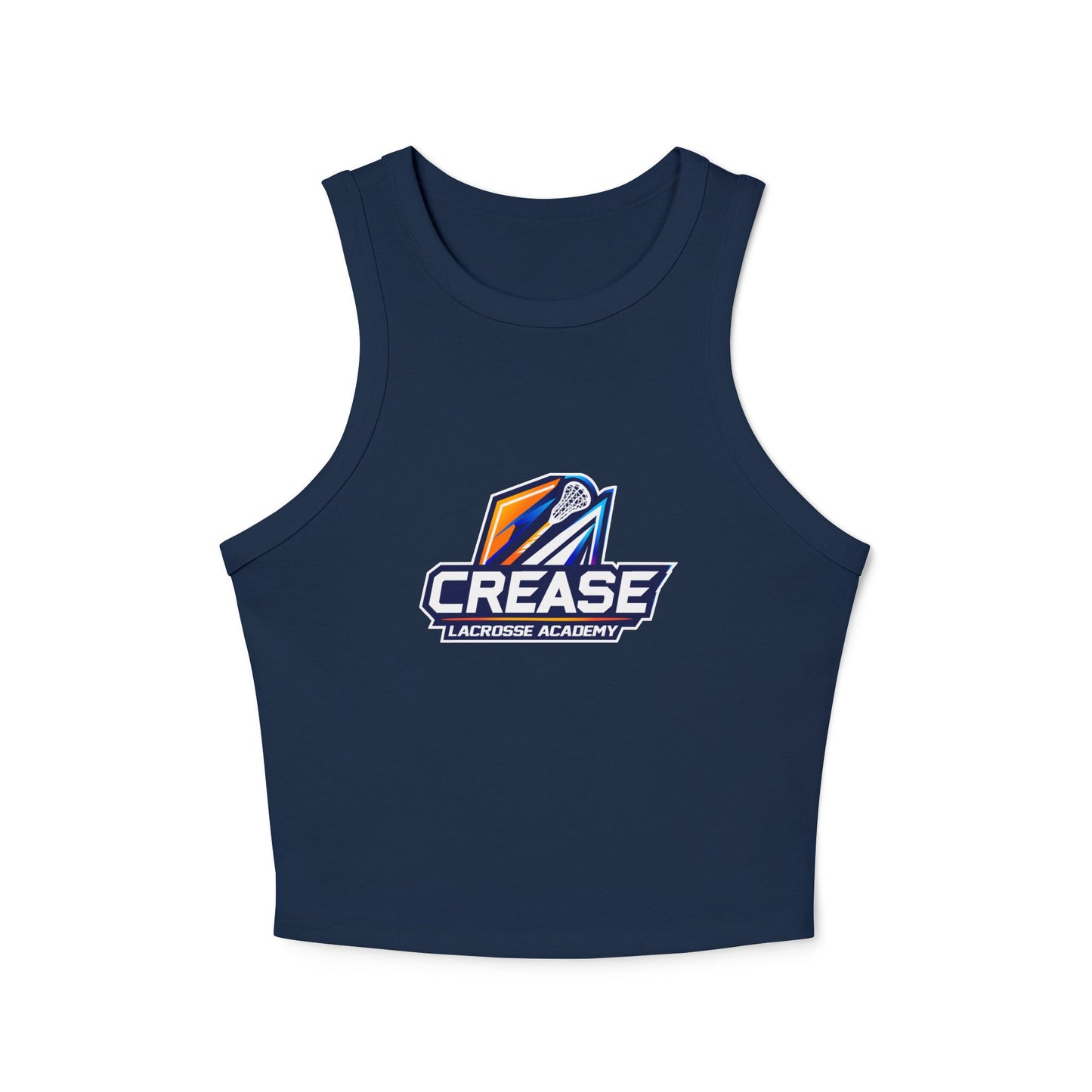 Women's Crease Lacrosse Bella + Canvas Micro Rib Racer Tank Top