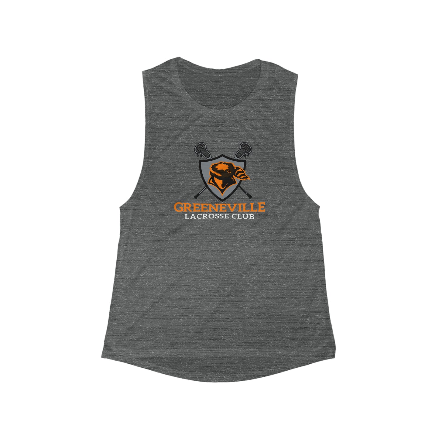 Women's Greeneville Lacrosse Bella + Canvas Flowy Scoop Sport Tank