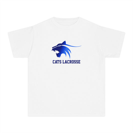 Youth Springdale Wildcats Lacrosse Comfort Colors Garment Dyed T-Shirt