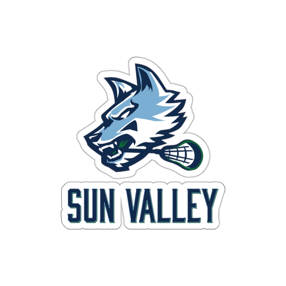 Sun Valley Lacrosse Die-Cut Sticker