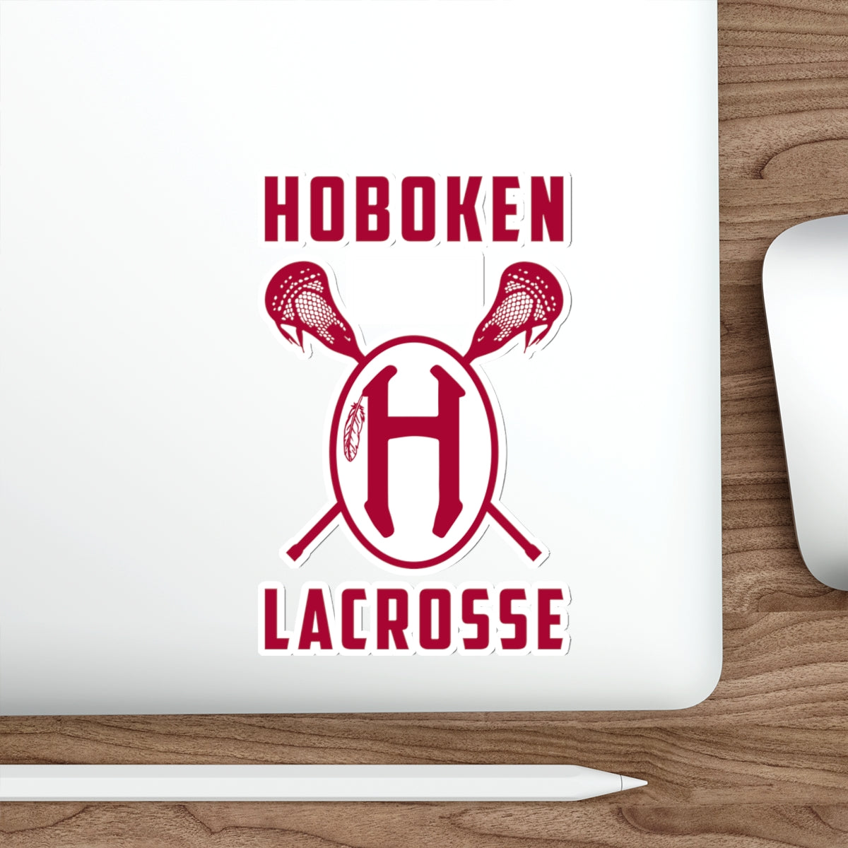 Hoboken Lacrosse Die-Cut Sticker