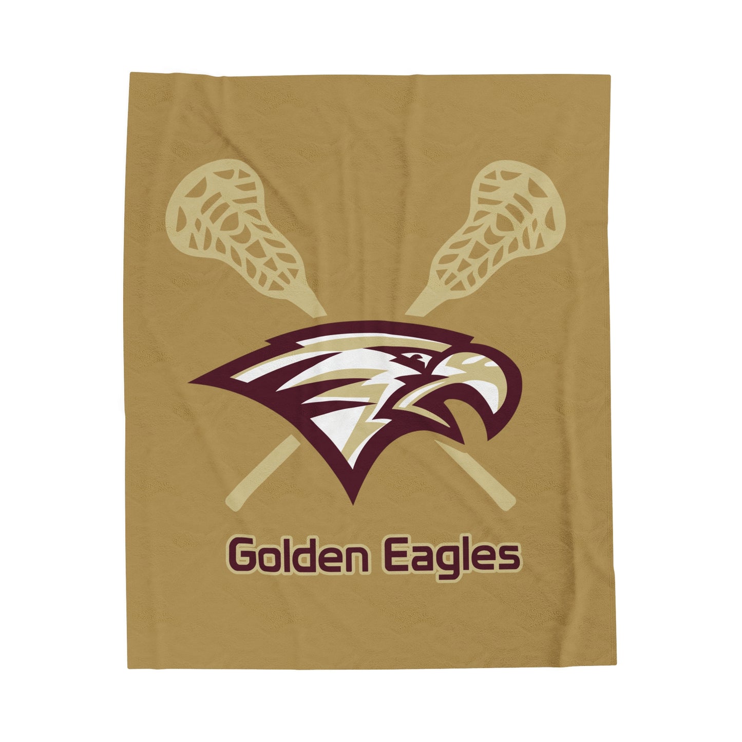 Maple Mountain Youth Lacrosse Velveteen Plush Blanket