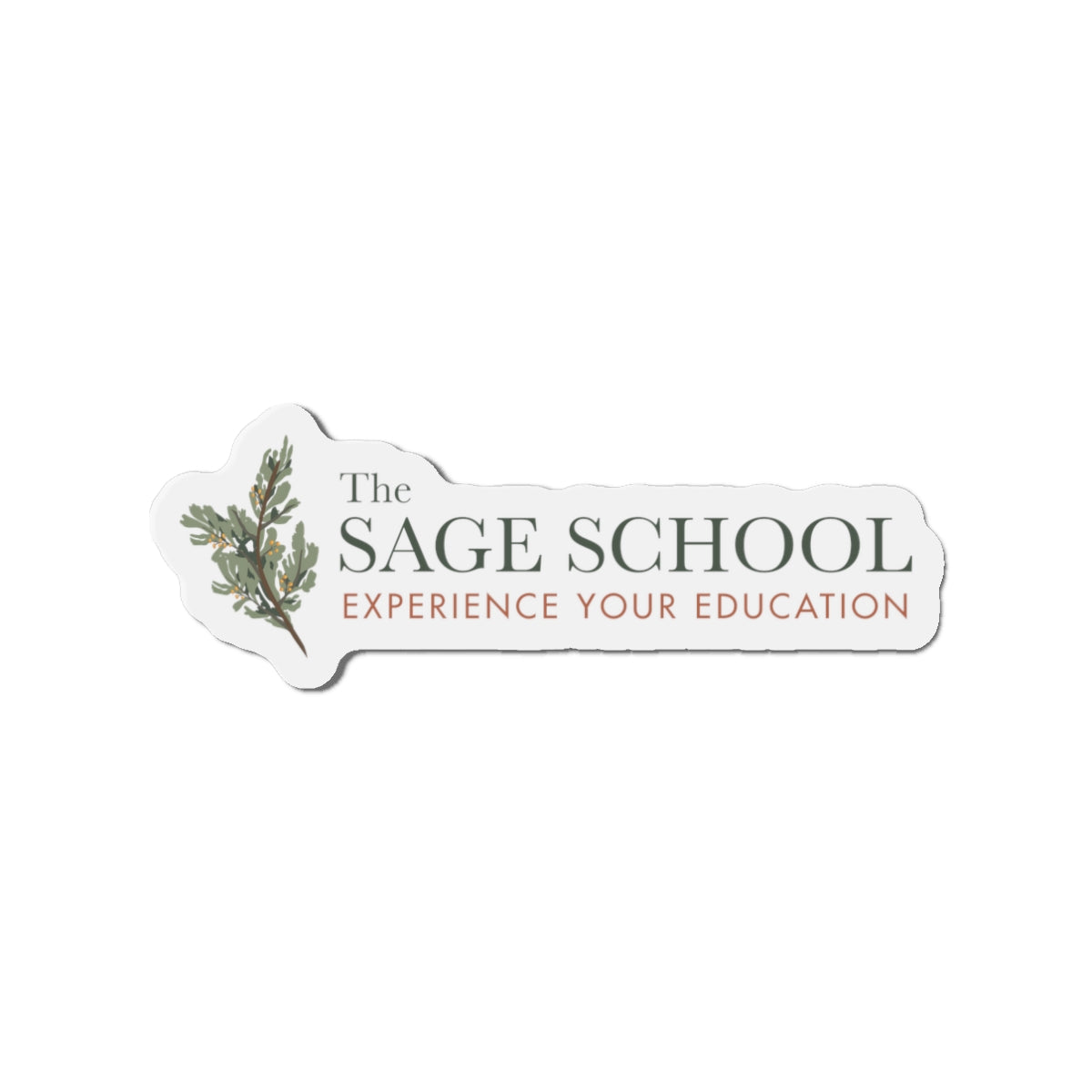 The Sage School Die-Cut Magnet