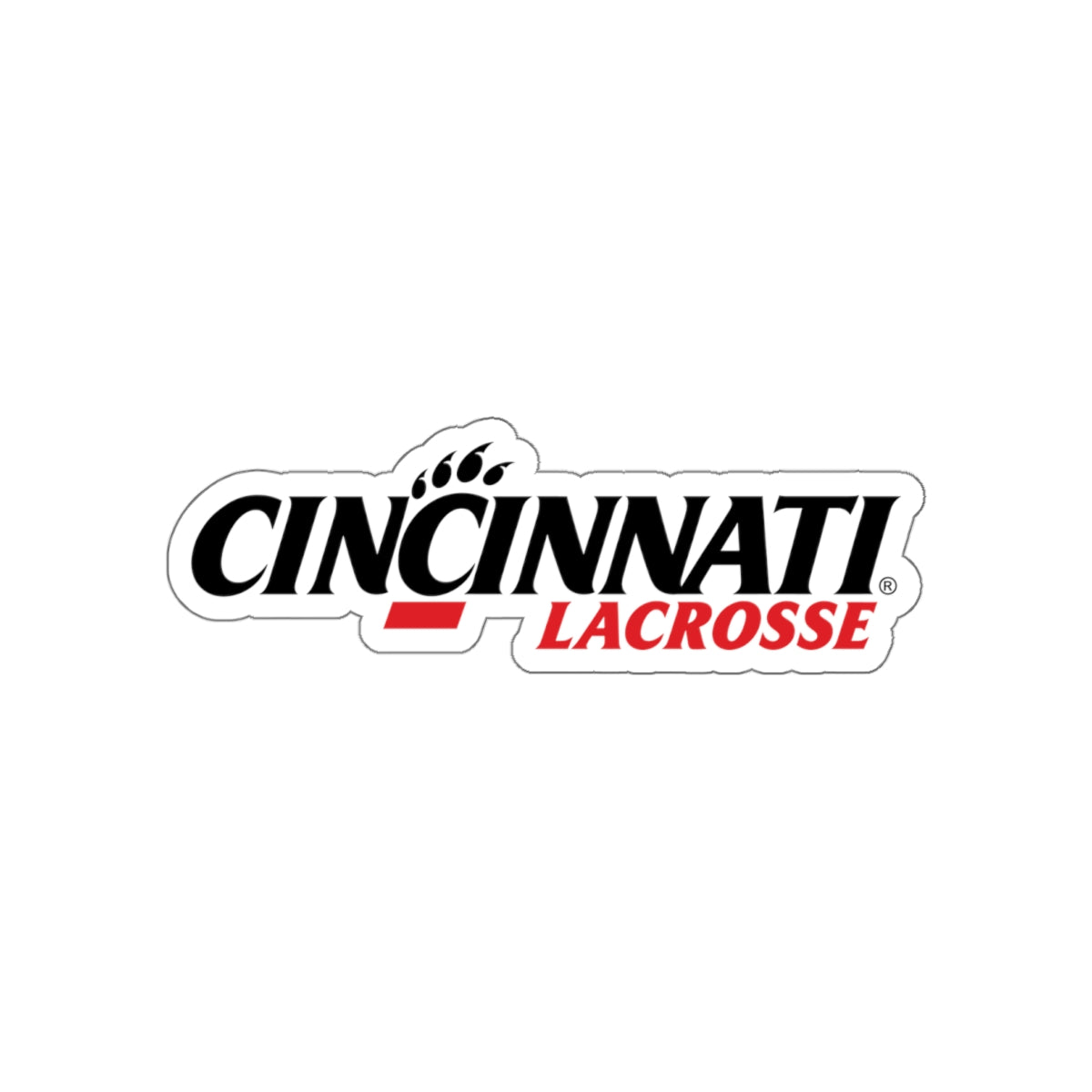University of Cincinnati Men’s Lacrosse Die-Cut Sticker