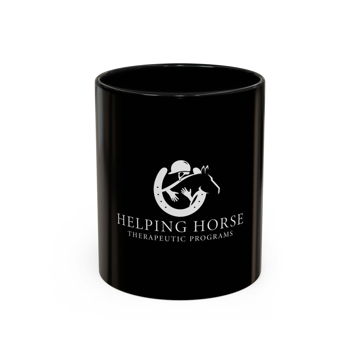 Helping Horse Ceramic Coffee Accent Mug (11oz)