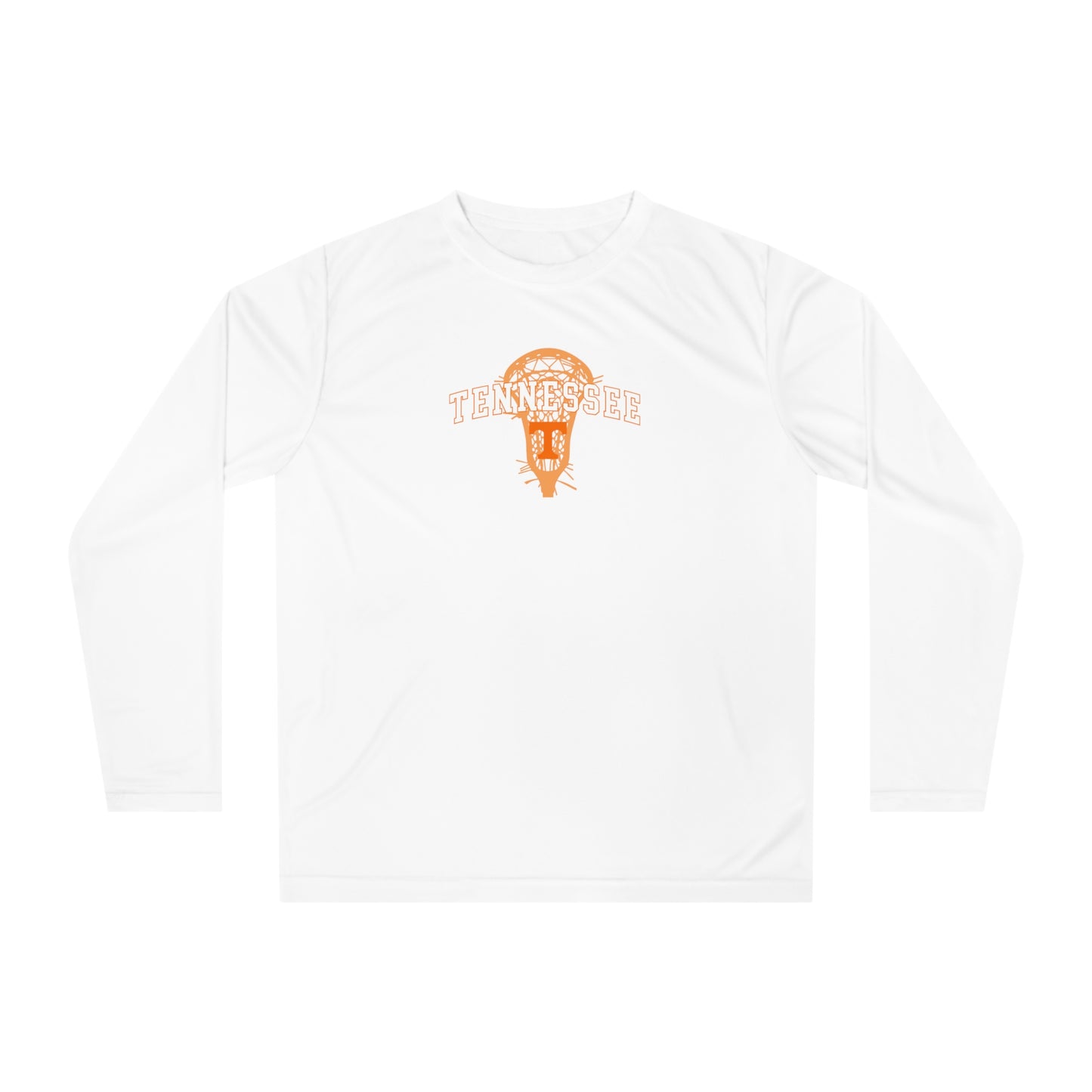 Adult Tennessee Lacrosse Performance Long Sleeve Shirt