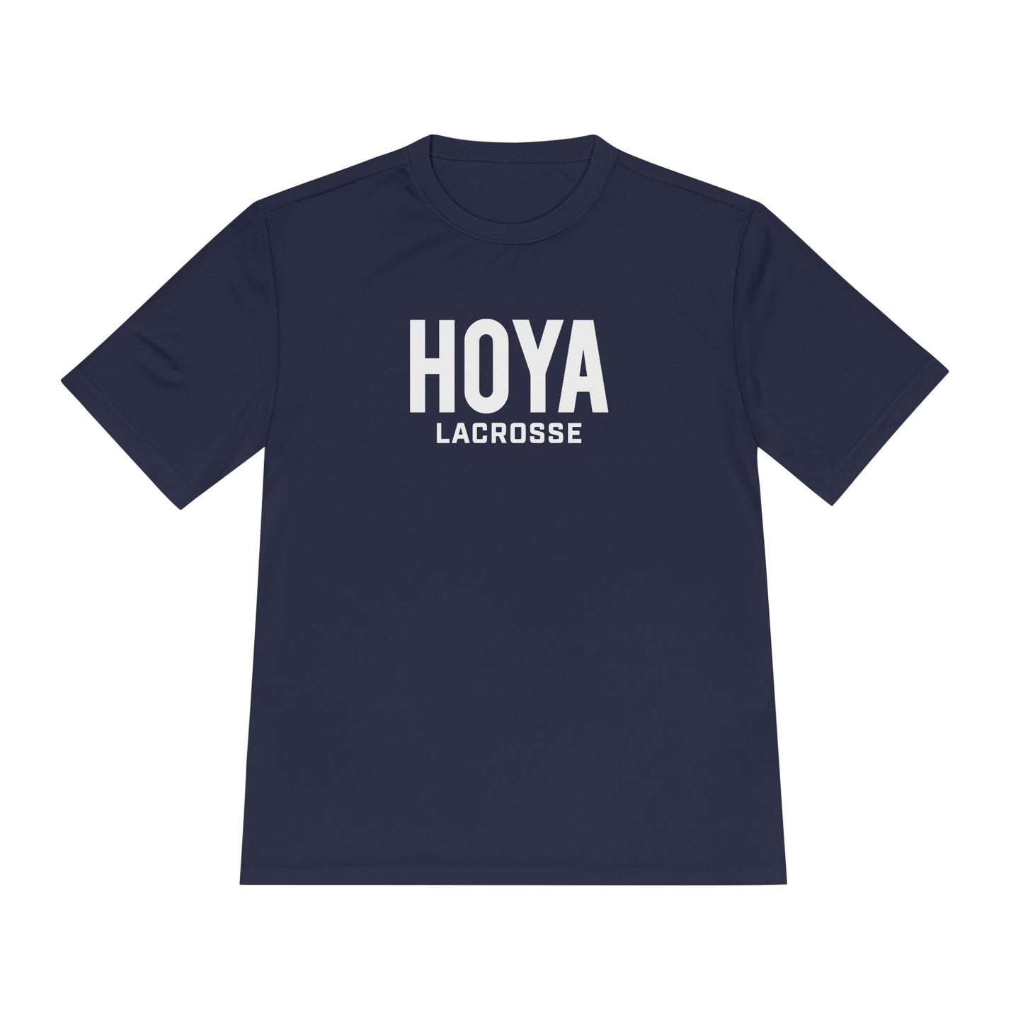 Adult Hoyas Lacrosse Sport-Tek T-Shirt