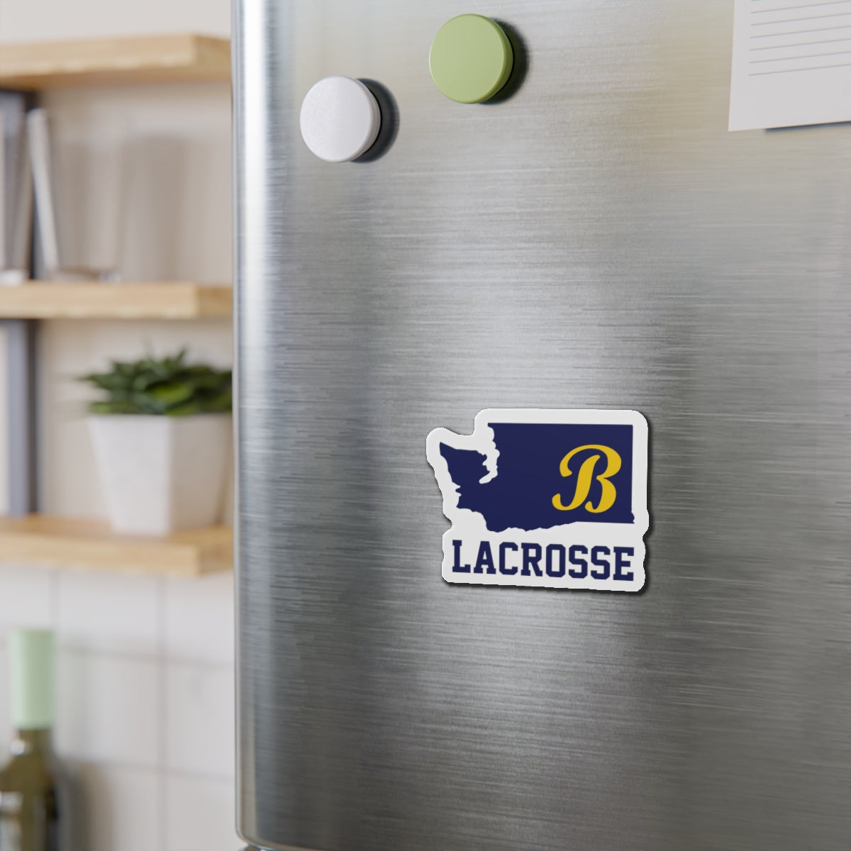 Bellevue Lacrosse Die-Cut Magnet