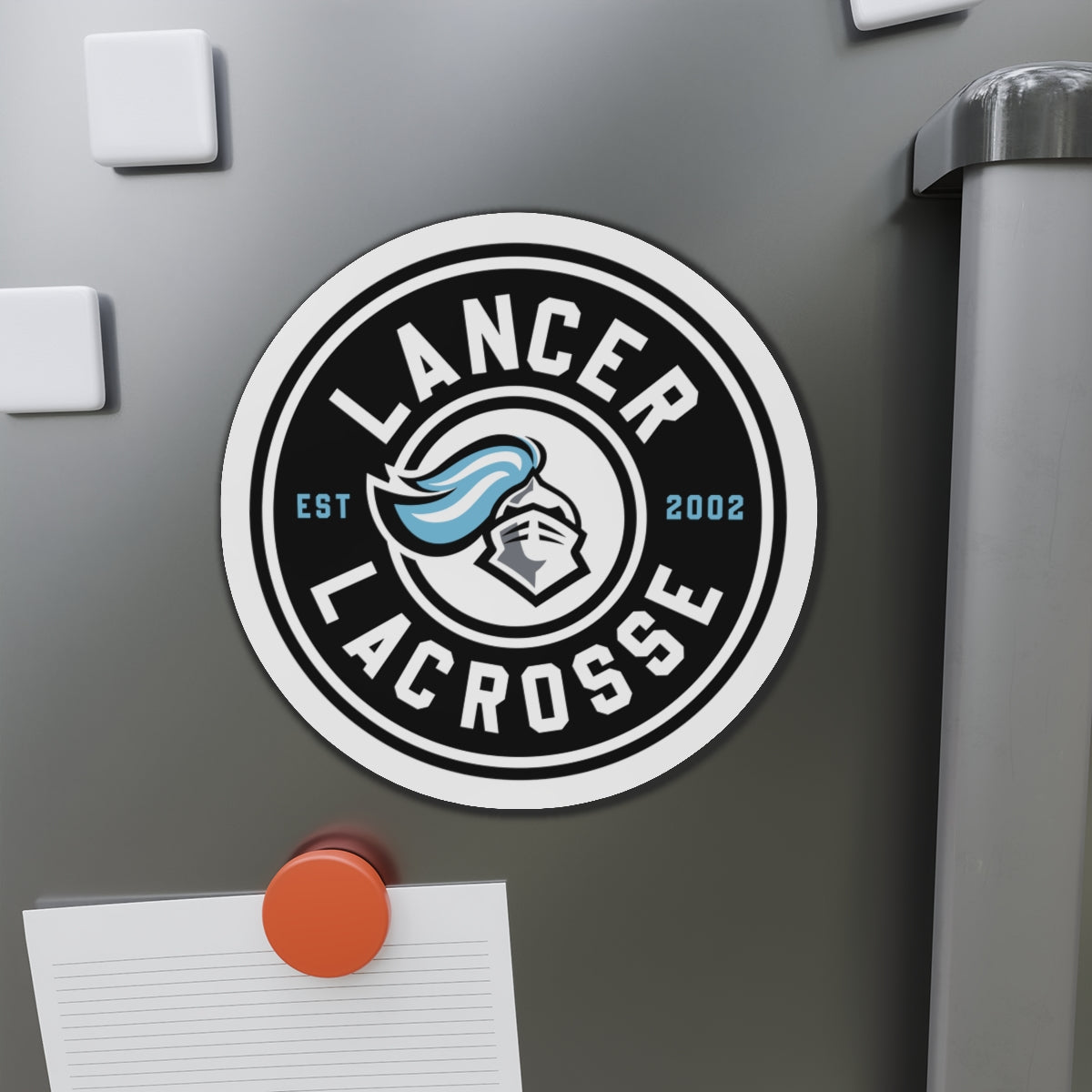 Lancer Lacrosse Car Magnet
