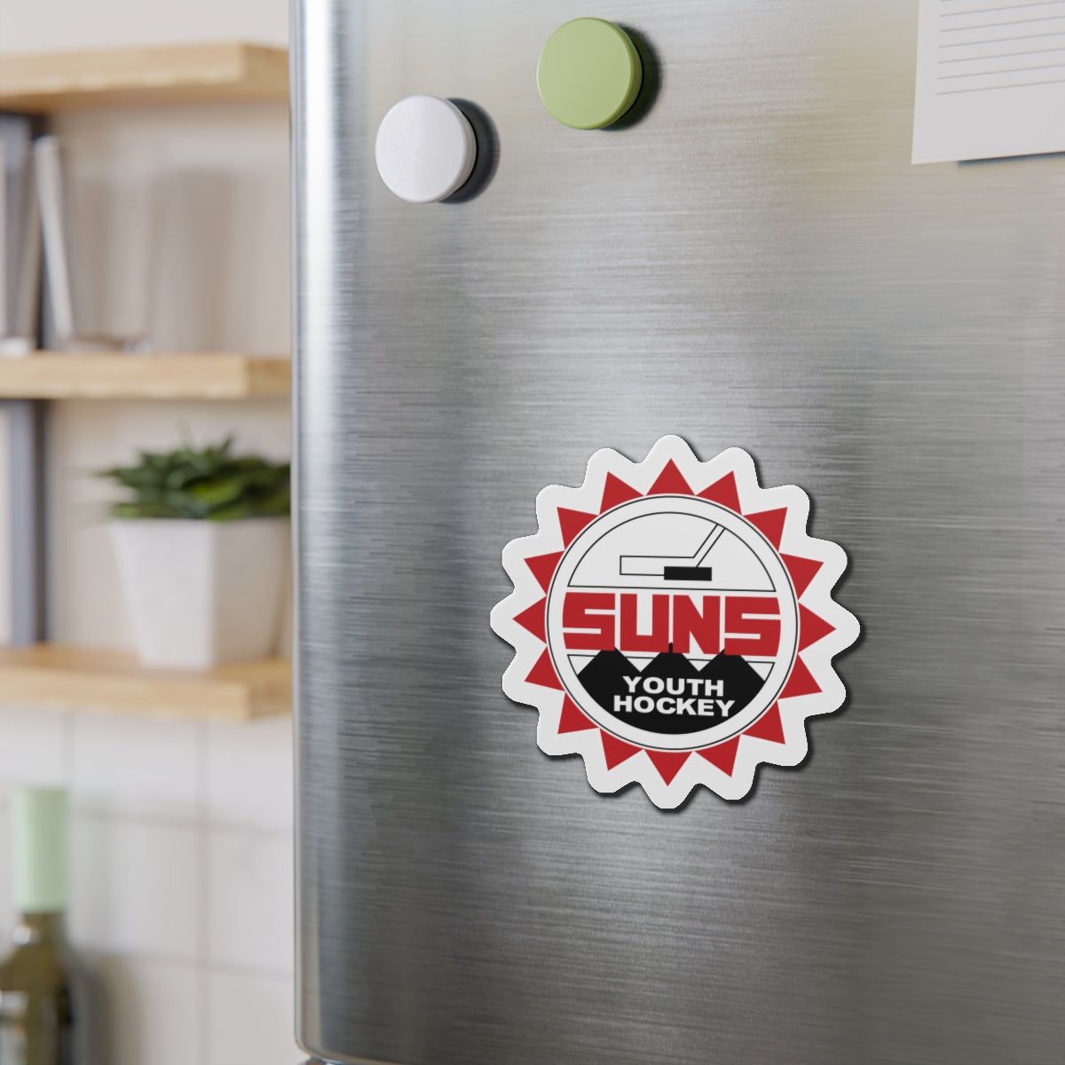 Sun Valley Hockey Die Cut Magnet