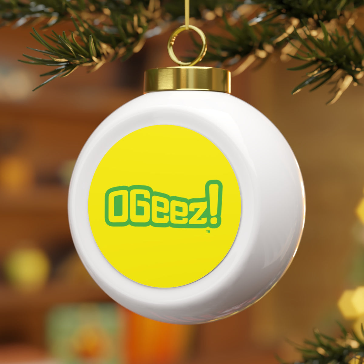 OGeez Christmas Ball Ornament