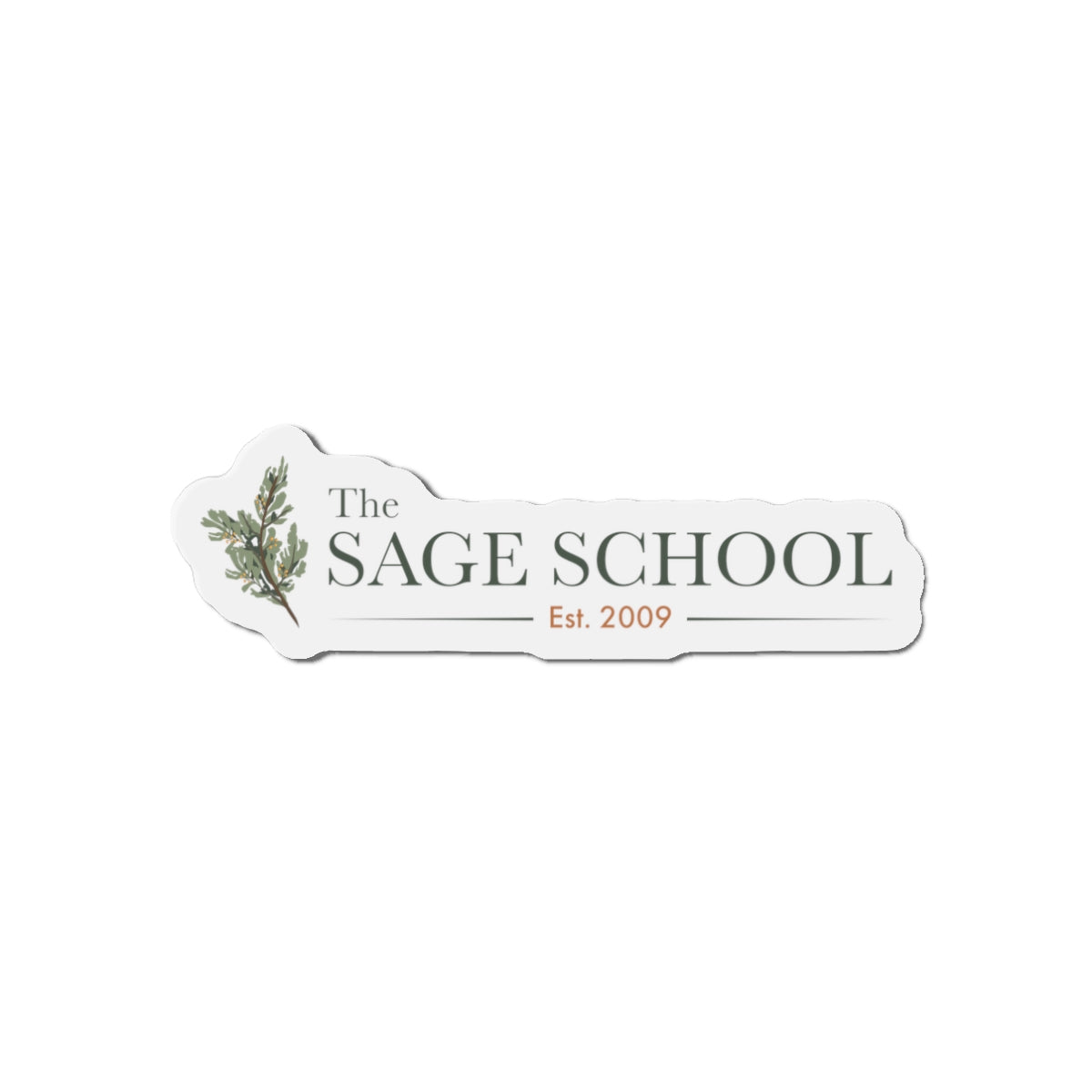 The Sage School Die-Cut Magnet