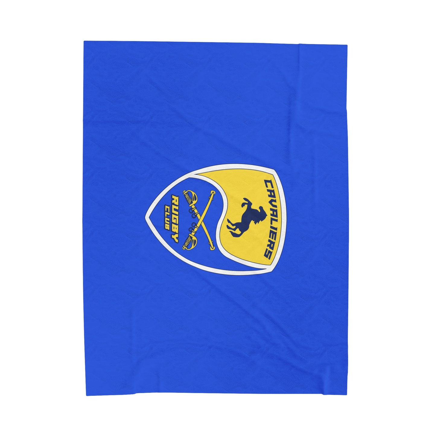 Cavaliers Rugby Velveteen Plush Blanket (60" x 80")