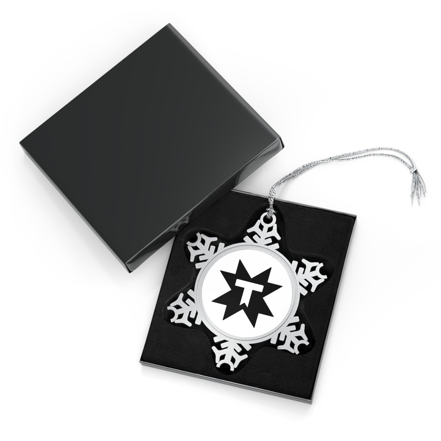 Thump Lacrosse Pewter Snowflake Ornament