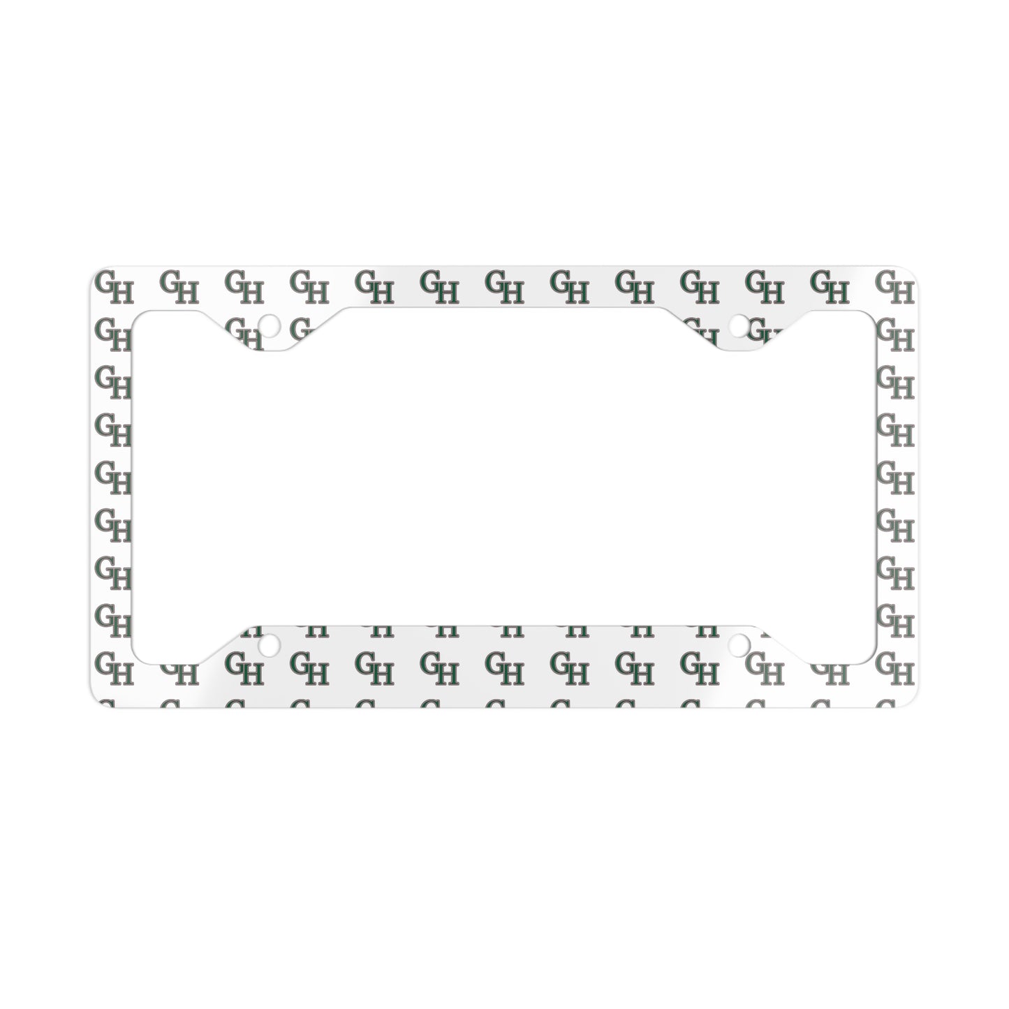GHHS Metal License Plate Frame