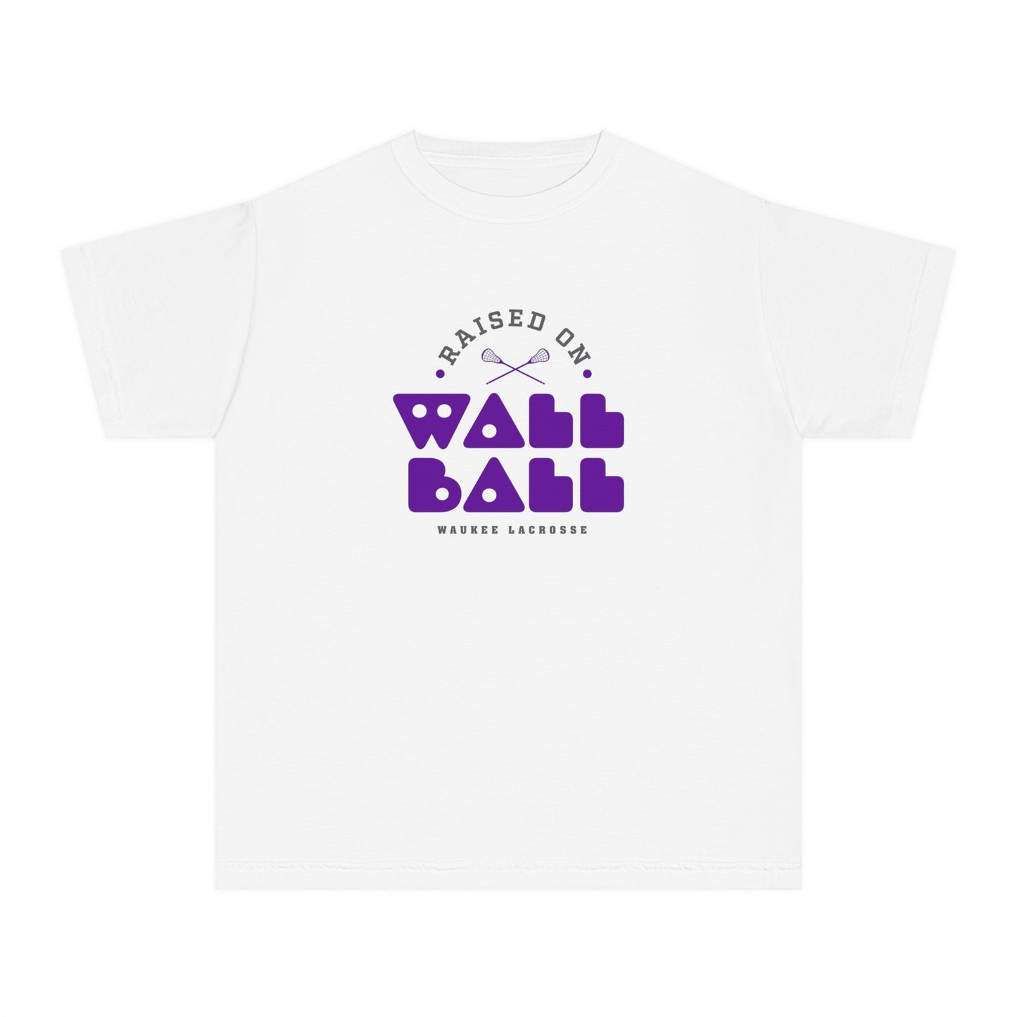 Youth Waukee Lacrosse Garment Dyed T-Shirt