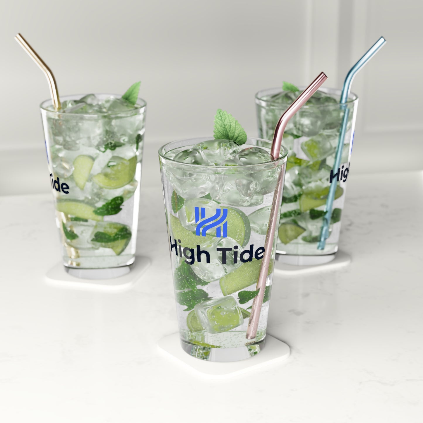 High Tide Pint Glass